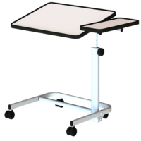 Rúmborð með hliðarplötu