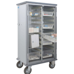 Hár birgðavagn með tvöfaldri hurð