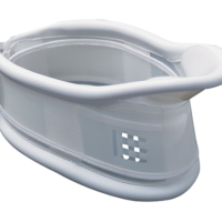 Hálskraga með stuðningi við höku