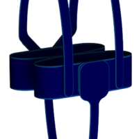 Öryggisbelti – 4 í 1 - Brjóstbelti & Grindarbelti
