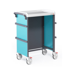 Umbúðavagn með efri bakka